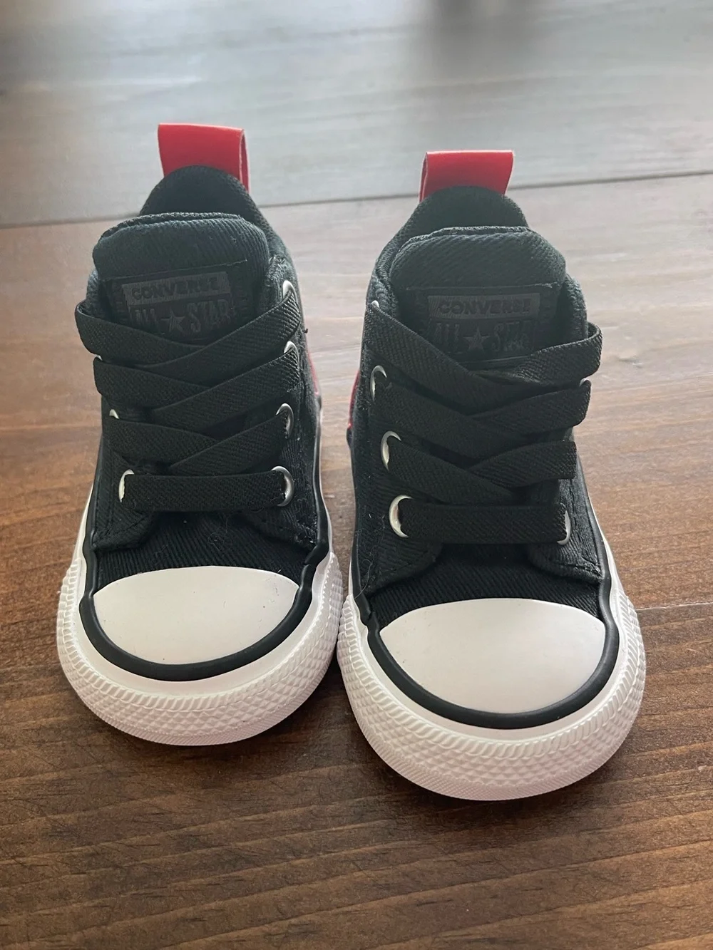 Converse Toddler Mid Black/Punch